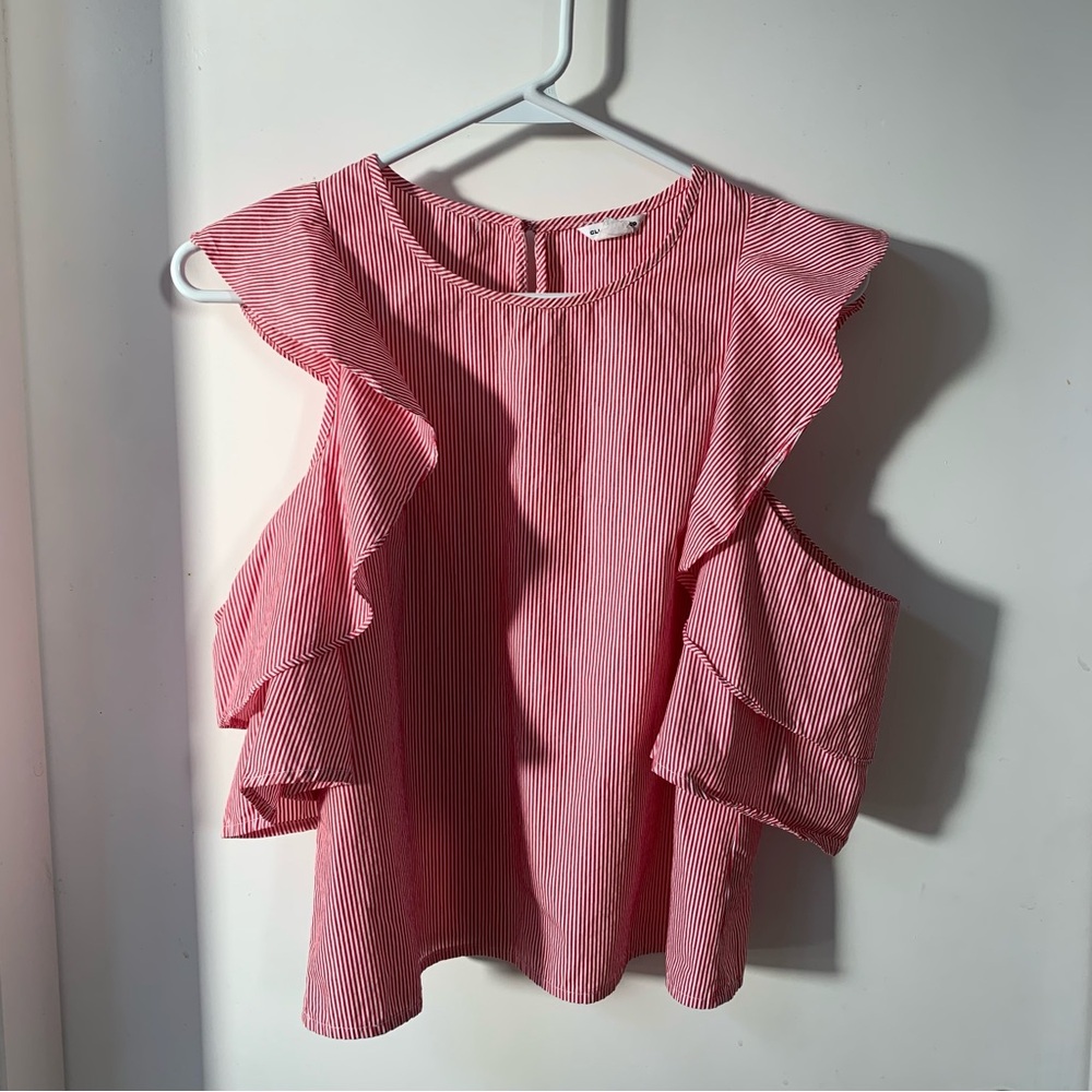 Club Monaco Hamisi Ruffle Blouse - Picture 4 of 11